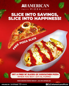 Ziti Alforno + Free Pizza Slice