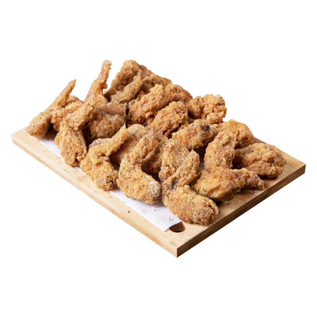 Savor the flavor of AllAmerican's 16pcs chicken wings available in Sweet Chili, Garlic Parmesan, and Cayenne Butter! Order now for fast and easy delivery!
