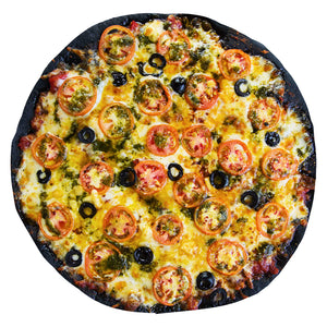 Black Margherita Pizza