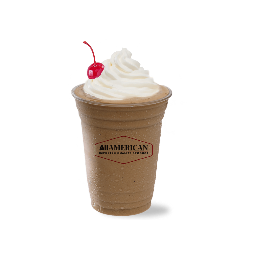You are up for a thirst-quenching drink with AllAmerican's Chocolate Milkshake! The smooth blend of milk, creamy ice cream, and chocolate make up for a refreshing treat!