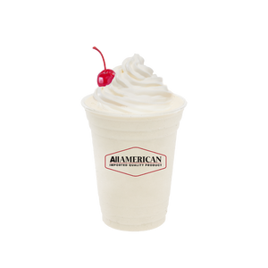 You are up for a thirst-quenching drink with AllAmerican's Vanilla Milkshake! The smooth blend of milk, creamy ice cream, and vanilla make up for a refreshing treat!